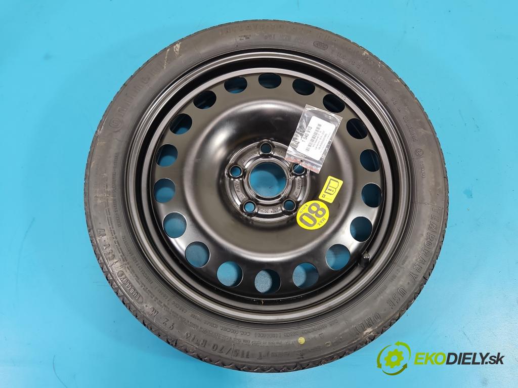 Opel Astra V  2015-2022 1.4 T 125 hp manual 92 kW 1399 cm3 5- kolo náhradní 16