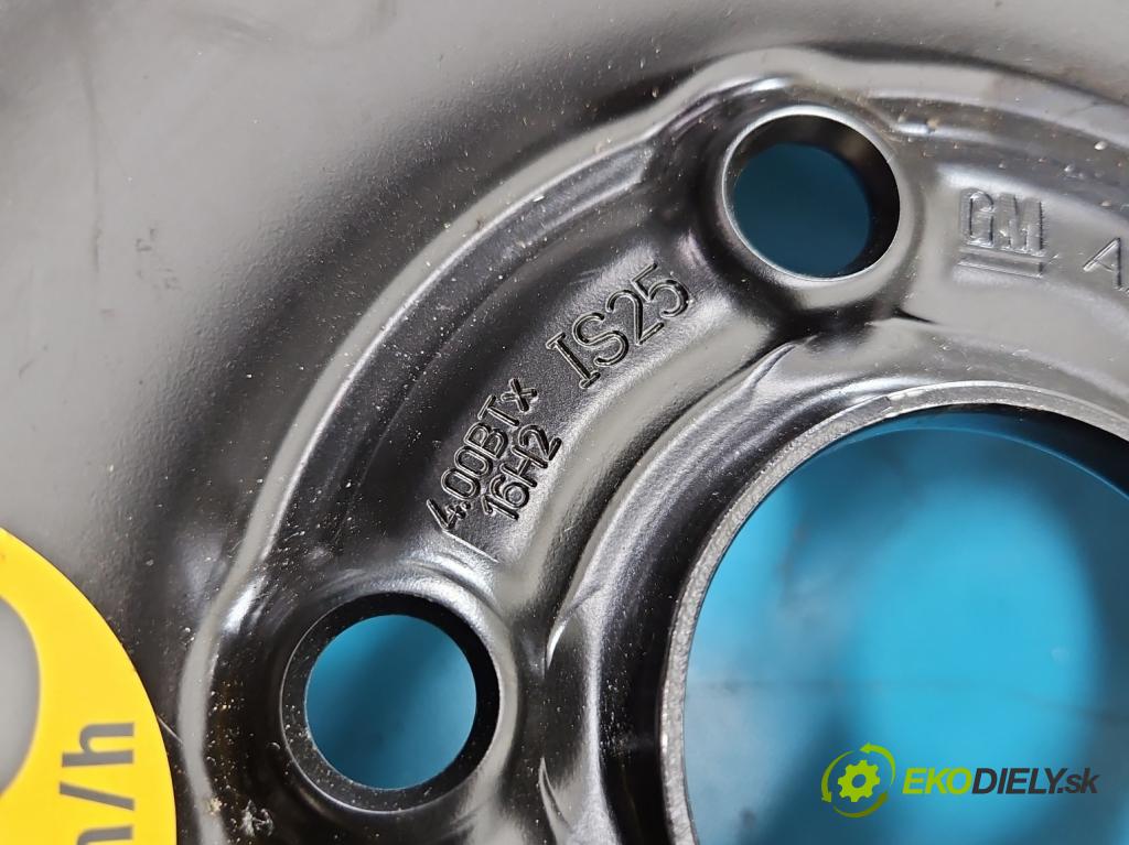 Opel Astra V  2015-2022 1.4 T 125 hp manual 92 kW 1399 cm3 5- kolo náhradní 16"