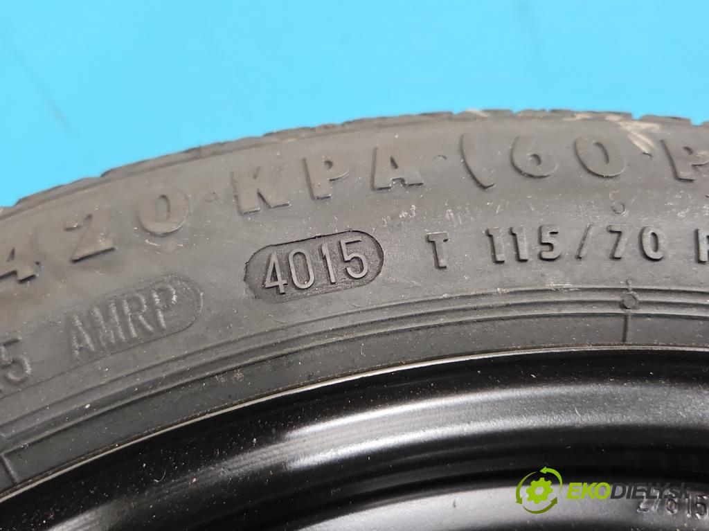 Opel Astra V  2015-2022 1.4 T 125 hp manual 92 kW 1399 cm3 5- kolo náhradní 16"