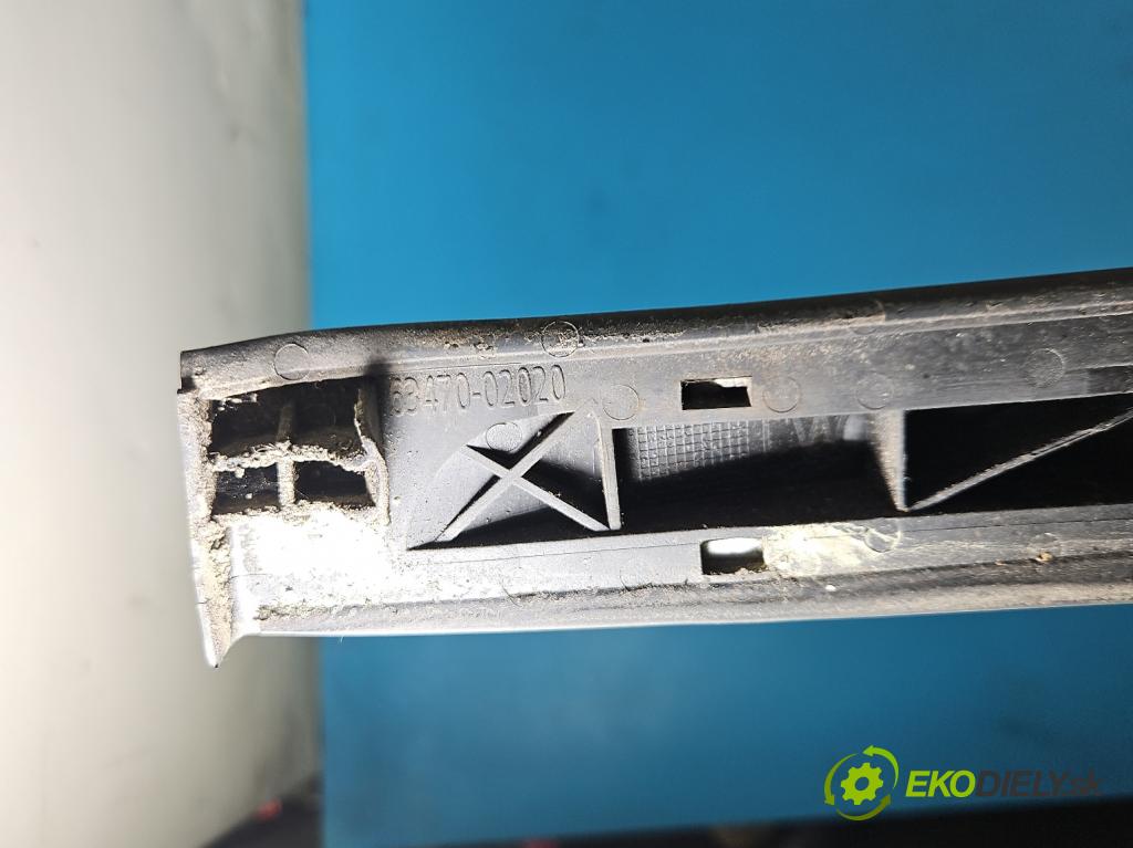 Toyota Auris II 2012-2018 1.8 hybrid 99 HP automatic 73 kW 1798 cm3 5- zábradlí: 63470-02020