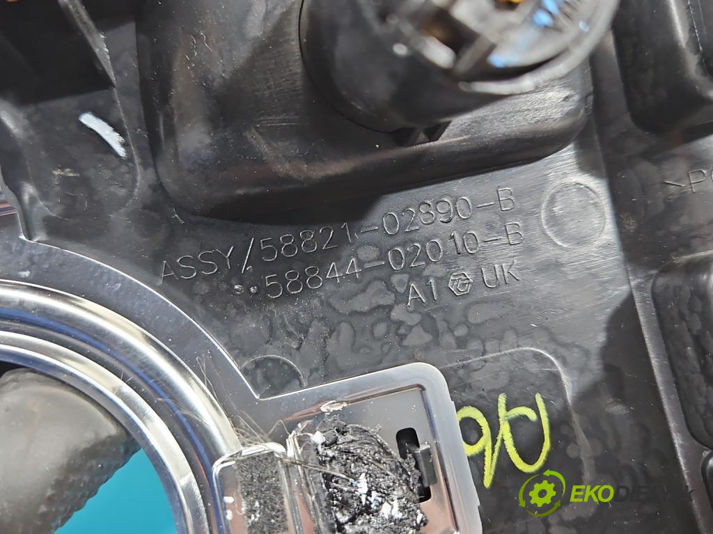 Toyota Auris II 2012-2018 1.8 hybrid 99 HP automatic 73 kW 1798 cm3 5- prepínač ostatné 58821-02890-B