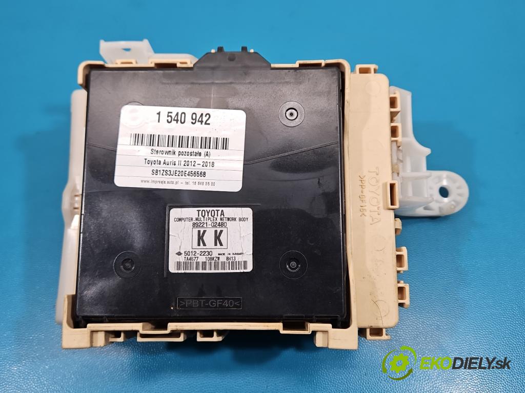 Toyota Auris II 2012-2018 1.8 hybrid 99 HP automatic 73 kW 1798 cm3 5- riadiaca jednotka ostatné 89221-02480