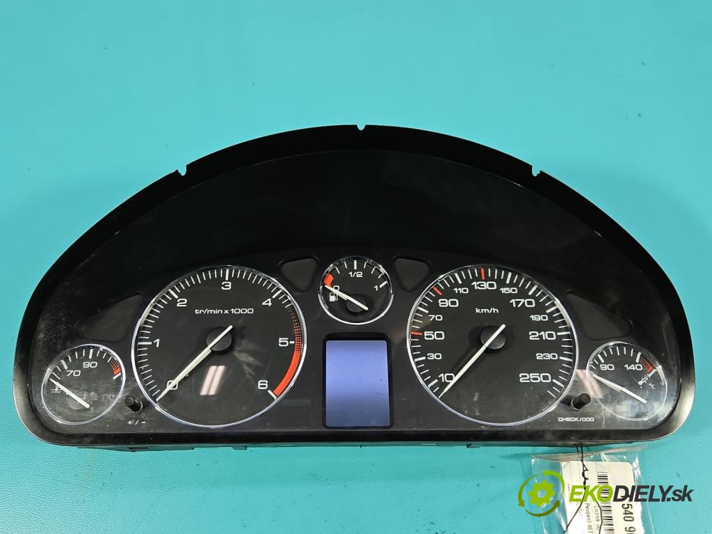 Peugeot 407 2.0 hdi 136 HP manual 100 kW 1997 cm3 4- prístrojovka/ budíky 9646283280 (Prístrojová doska)
