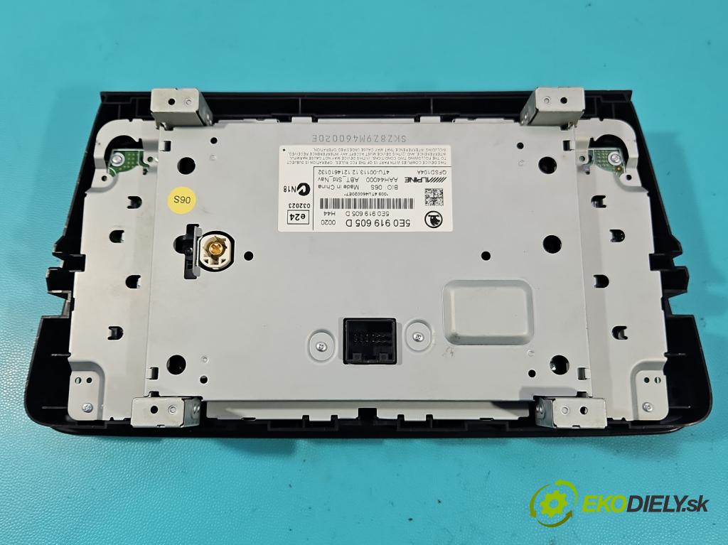 Skoda Octavia III 2013- 2.0 tdi 150 HP manual 110 kW 1968 cm3 5- Radio originál 5E0919605D