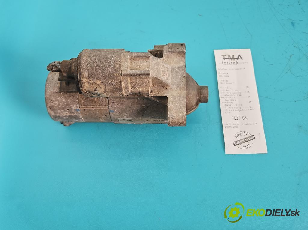 Opel Movano II 2003-2010 2.5 cdti 114 hp manual 84 kW 2463 cm3 5- startér:  (Startér)
