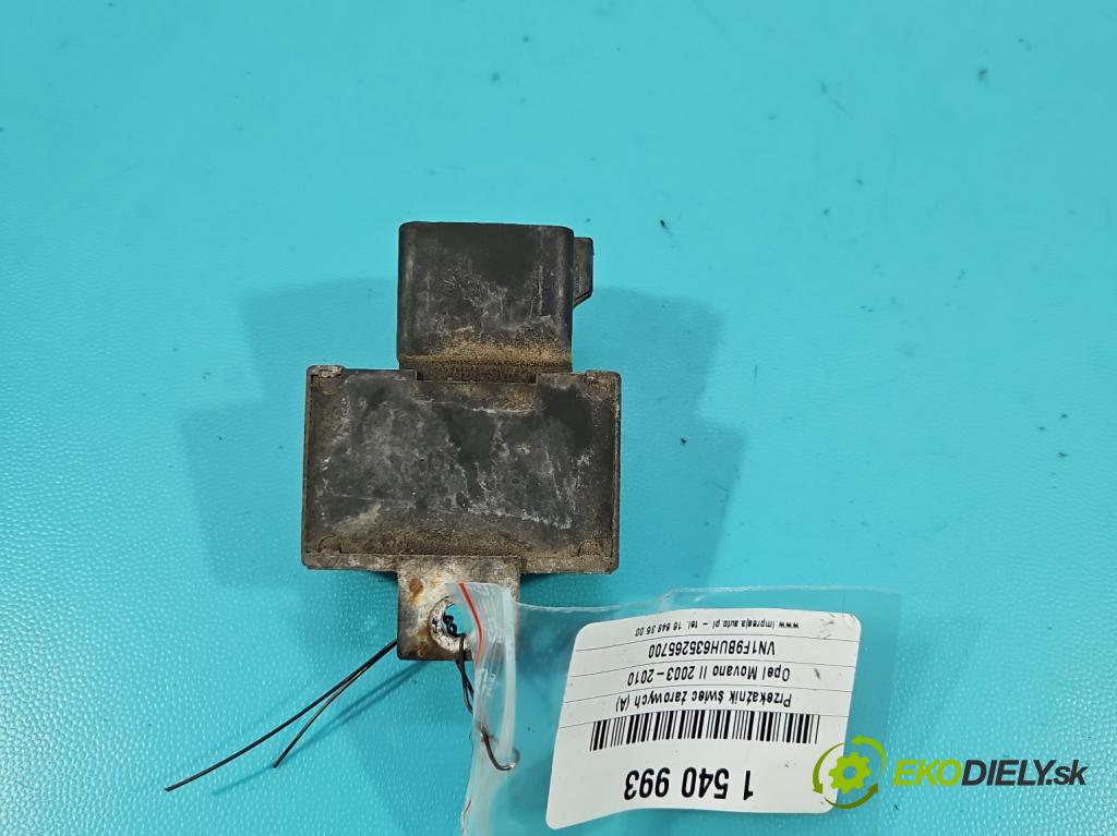 Opel Movano II 2003-2010 2.5 cdti 114 HP manual 84 kW 2463 cm3 5- Relé: svíčky: zařicích: 7700115078 (Relé)