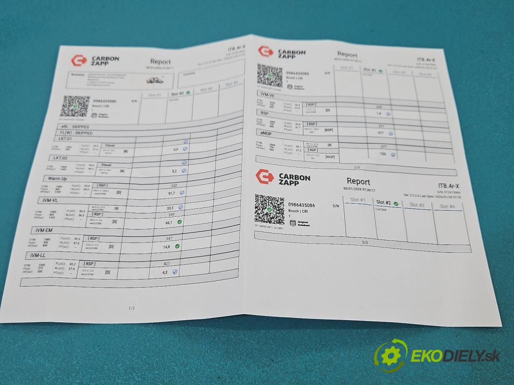 Opel Movano II 2003-2010 2.5 cdti 114 HP manual 84 kW 2463 cm3 5- vstrek 0986435086 (Vstrekovač paliva)