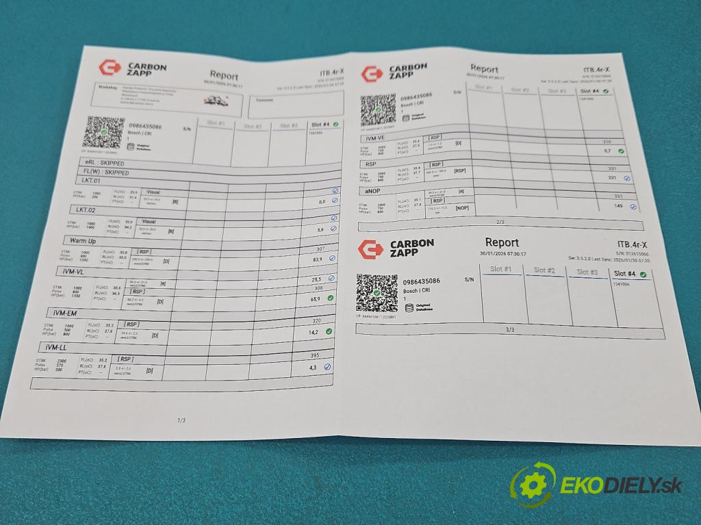 Opel Movano II 2003-2010 2.5 cdti 114 HP manual 84 kW 2463 cm3 5- vstrek 0986435086 (Vstrekovač paliva)
