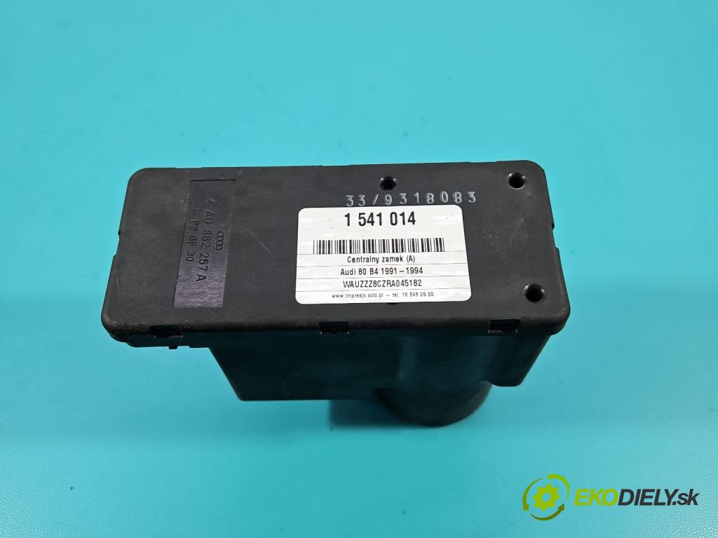 Audi 80 B4 1991-1994 2.0 90 HP manual 66 kW 1984 cm3 4- Centrální: zámek: 4A0862257A