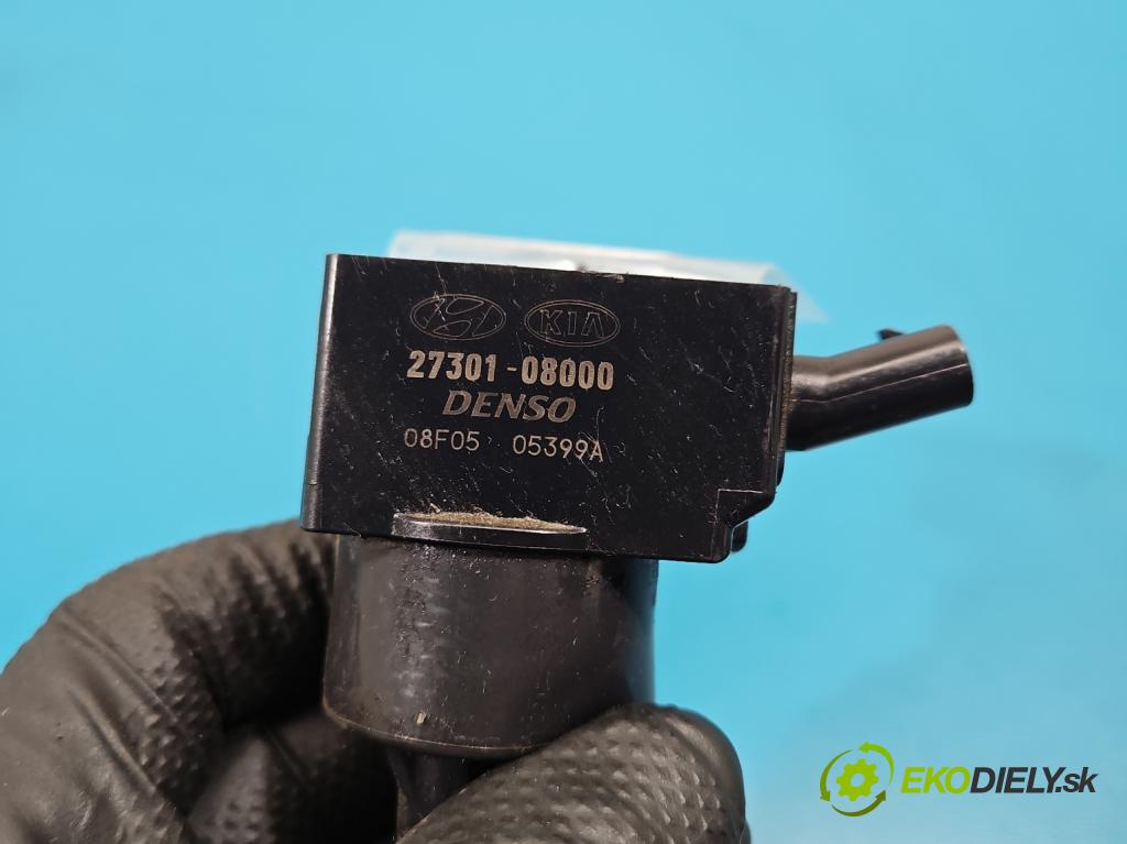 Kia Picanto III  17- 1.2 MPI 84KM manual 61.8 kW 1197 cm3 5- cievka zapaľovacia 27301-08000 (Zapaľovacia cievka)
