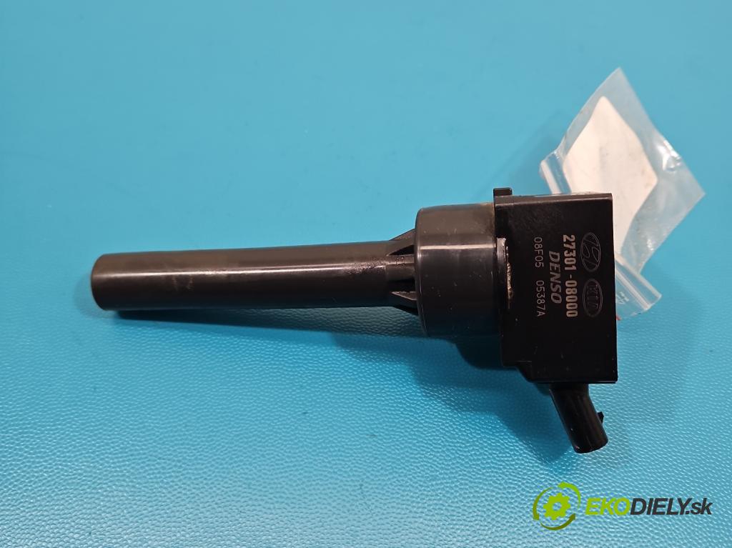 Kia Picanto III  17- 1.2 MPI 84KM manual 61.8 kW 1197 cm3 5- cievka zapaľovacia 27301-08000 (Zapaľovacia cievka)