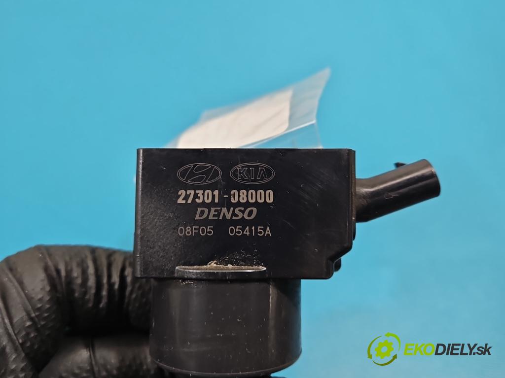 Kia Picanto III  17- 1.2 MPI 84KM manual 61.8 kW 1197 cm3 5- cievka zapaľovacia 27301-08000 (Zapaľovacia cievka)