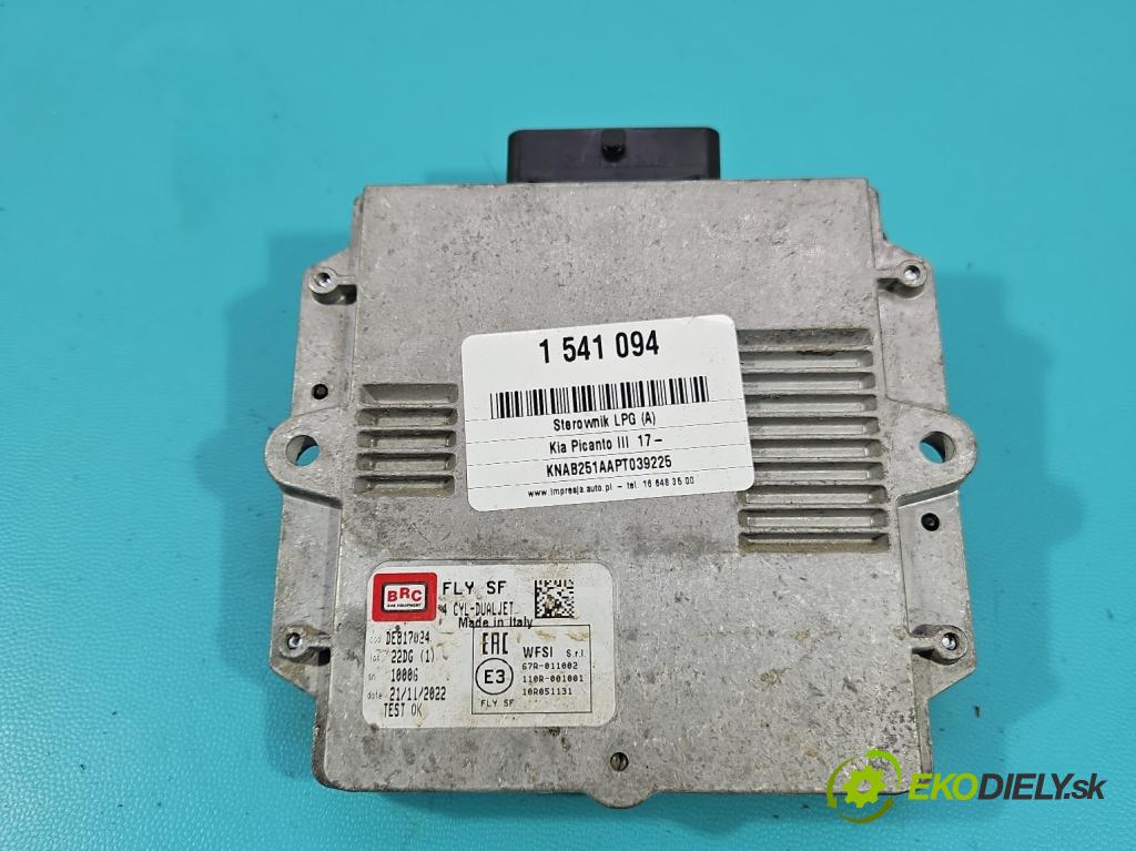 Kia Picanto III  17- 1.2 MPI 84KM manual 61.8 kW 1197 cm3 5- riadiaca jednotka LPG BRC