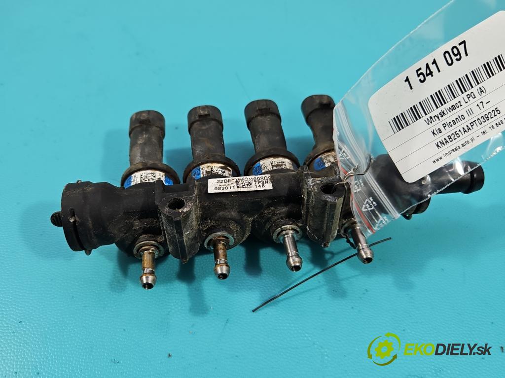 Kia Picanto III  17- 1.2 MPI 84KM manual 61.8 kW 1197 cm3 5- vstřikovač LPG BRC NIEBIESKIE