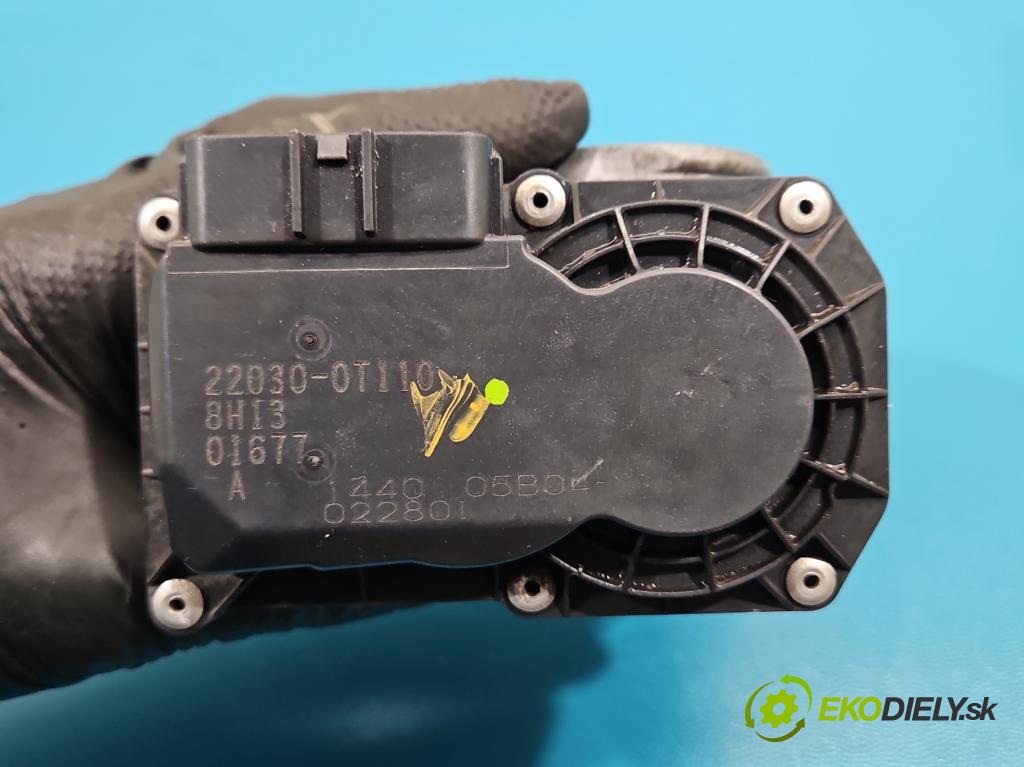Toyota Auris II 2012-2018 1.8 hybrid 99 HP automatic 73 kW 1798 cm3 5- klapka 22030-0T110 (Škrtiaca klapka)