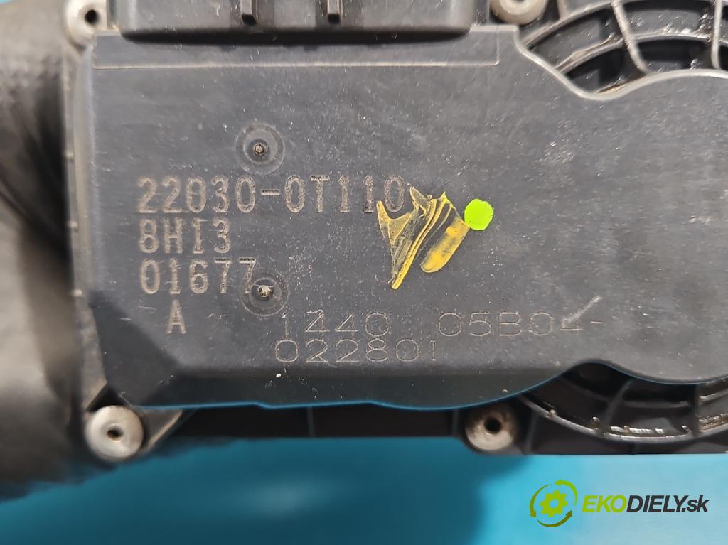 Toyota Auris II 2012-2018 1.8 hybrid 99 HP automatic 73 kW 1798 cm3 5- klapka 22030-0T110 (Škrtiaca klapka)