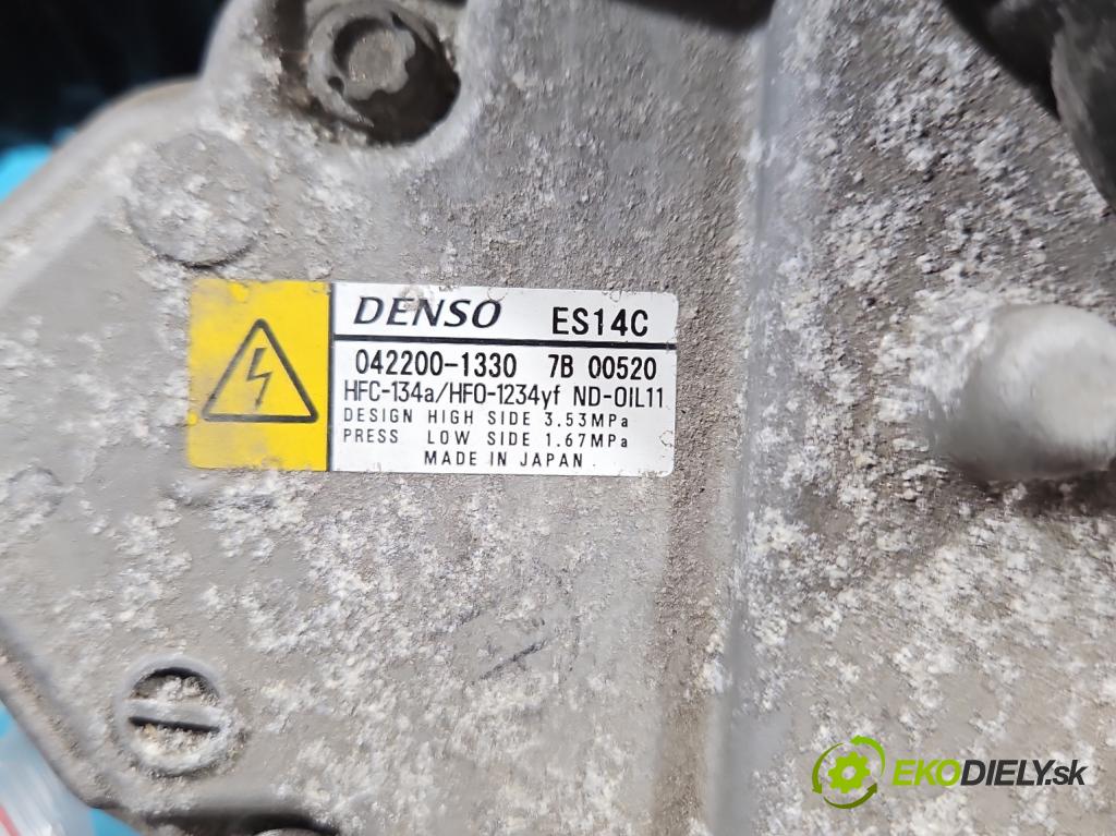 Toyota Auris II 2012-2018 1.8 hybrid 99 hp automatic 73 kW 1798 cm3 5- Kompresor: klíma 042200-1330 (Kompresor klimatizace)