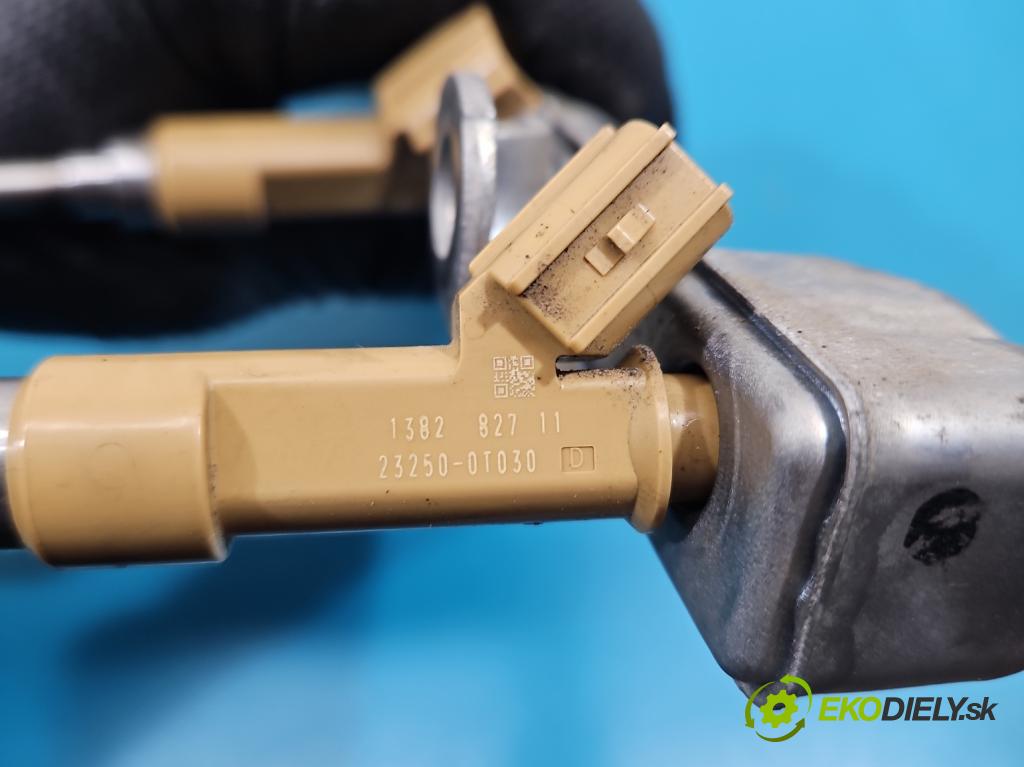 Toyota Auris II 2012-2018 1.8 hybrid 99 HP automatic 73 kW 1798 cm3 5- lišta vstrekovacia 23250-0T030 (Vstrekovacia lišta)