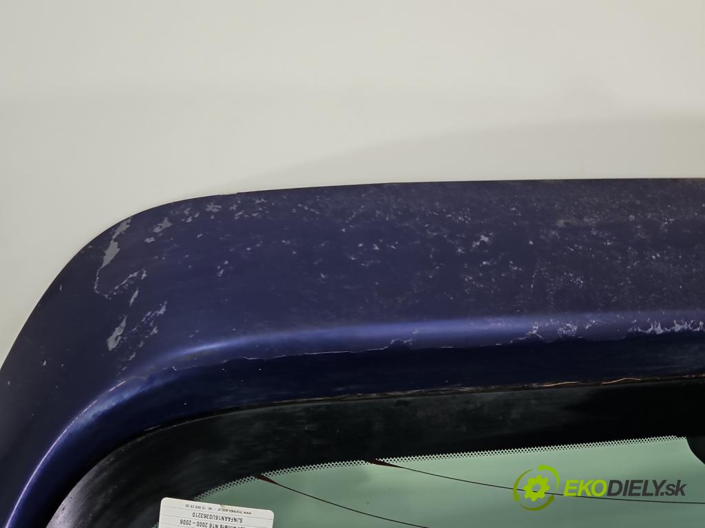 Nissan Almera N16 2000-2006 1.5 16V 98 hp manual 72 kW 1497 cm3 5- zadní kufrové dveře  (Zadní kapota (kufr))