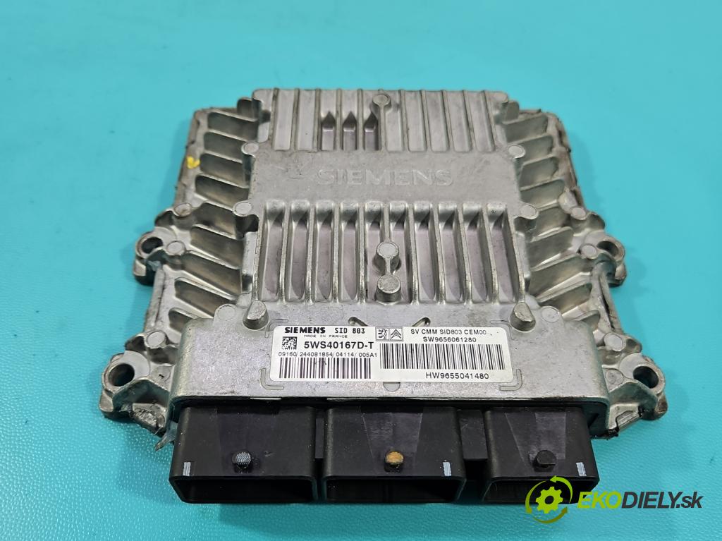 Peugeot 407 2.0 hdi 136 HP manual 100 kW 1997 cm3 4- riadiaca jednotka motora 9656061280