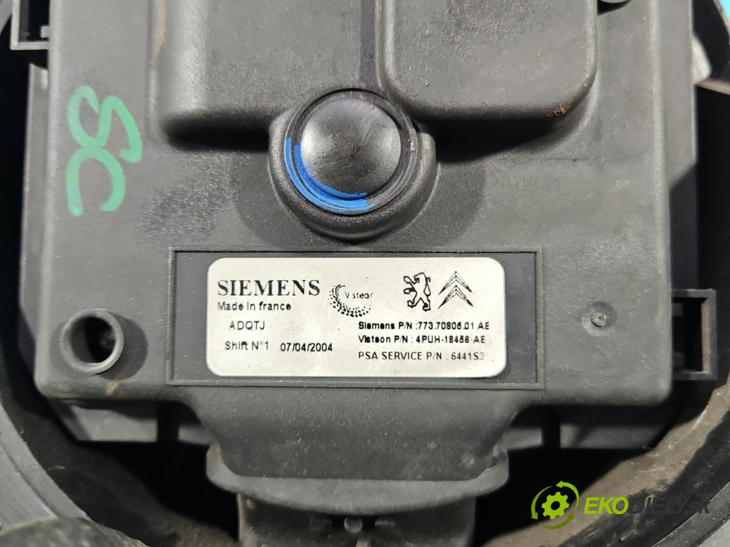 Peugeot 407 2.0 hdi 136 HP manual 100 kW 1997 cm3 4- ventilátor vzduchu 7737080601