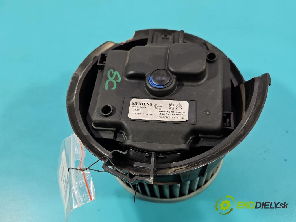 Peugeot 407 2.0 hdi 136 HP manual 100 kW 1997 cm3 4- ventilátor vzduchu 7737080601