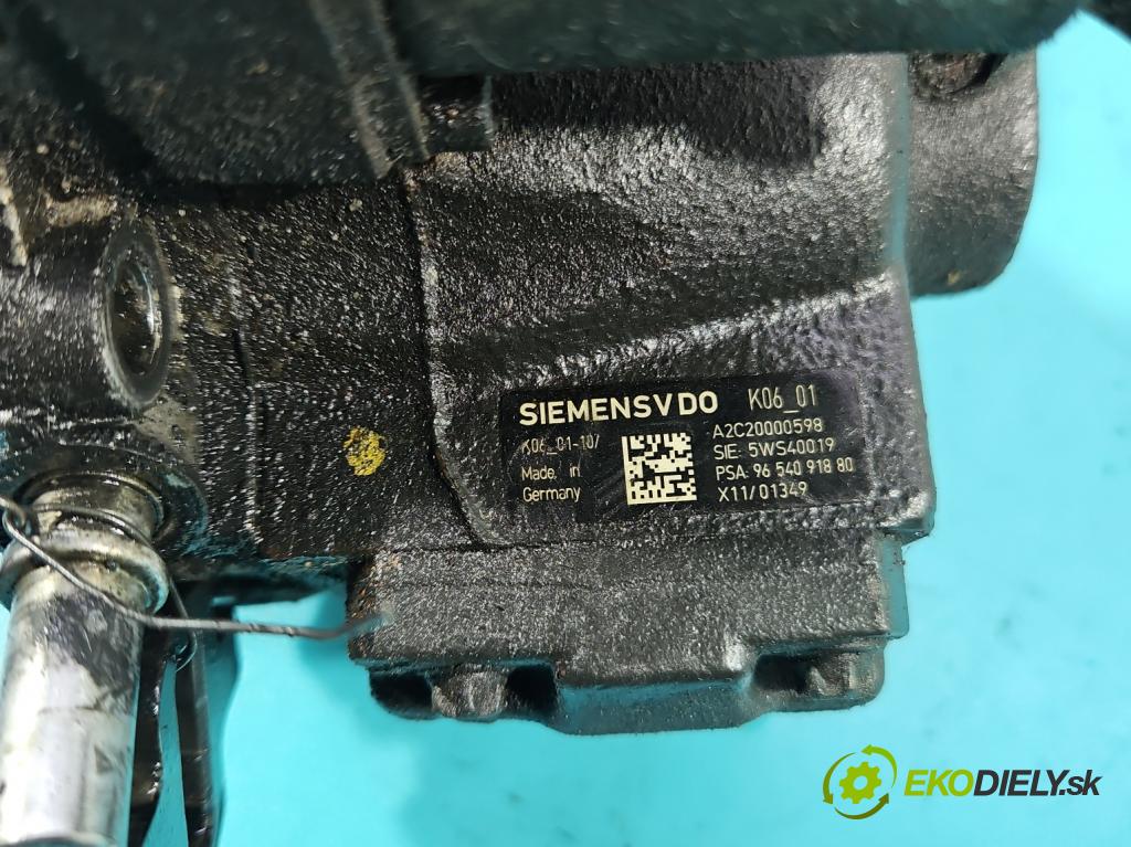 Peugeot 407 2.0 hdi 136hp manual 100 kW 1997 cm3 4- čerpadlo vstřikovací A2C20000598 (Vstřikovací čerpadlo)