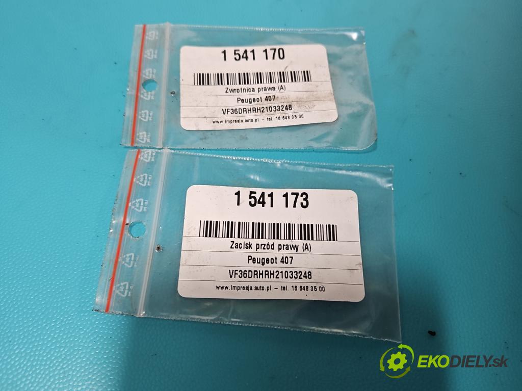 Peugeot 407 2.0 hdi 136 HP manual 100 kW 1997 cm3 4- náboj pravé  (Náboj kolesa)
