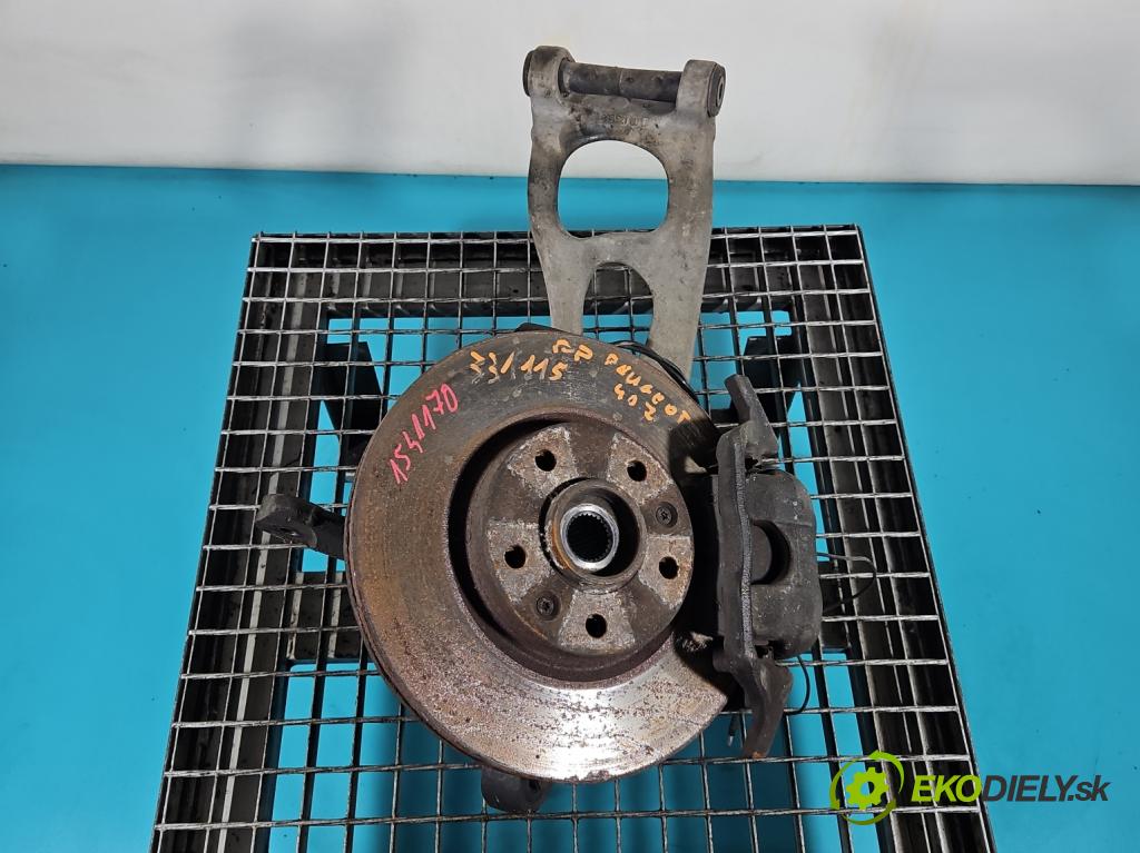 Peugeot 407 2.0 hdi 136 HP manual 100 kW 1997 cm3 4- náboj pravé  (Náboj kolesa)