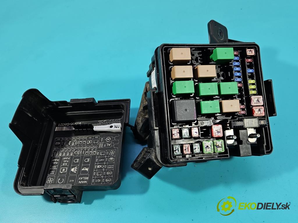 Kia Picanto III  17- 1.2 MPI 84KM manual 61.8 kW 1197 cm3 5- skříňka pojistková 91450-G6011A (Pojistková skříňka)