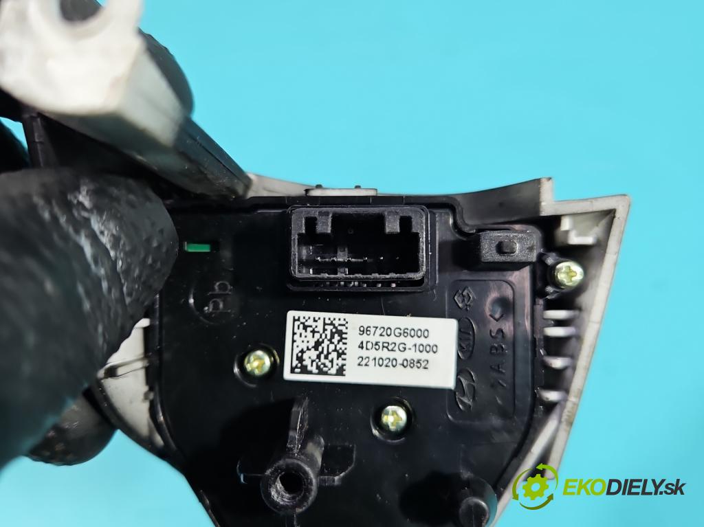 Kia Picanto III  17- 1.2 MPI 84KM manual 61.8 kW 1197 cm3 5- prepínač multifunkční: řízení: 96720G6000 (Prepínacie páčky pod volantom)