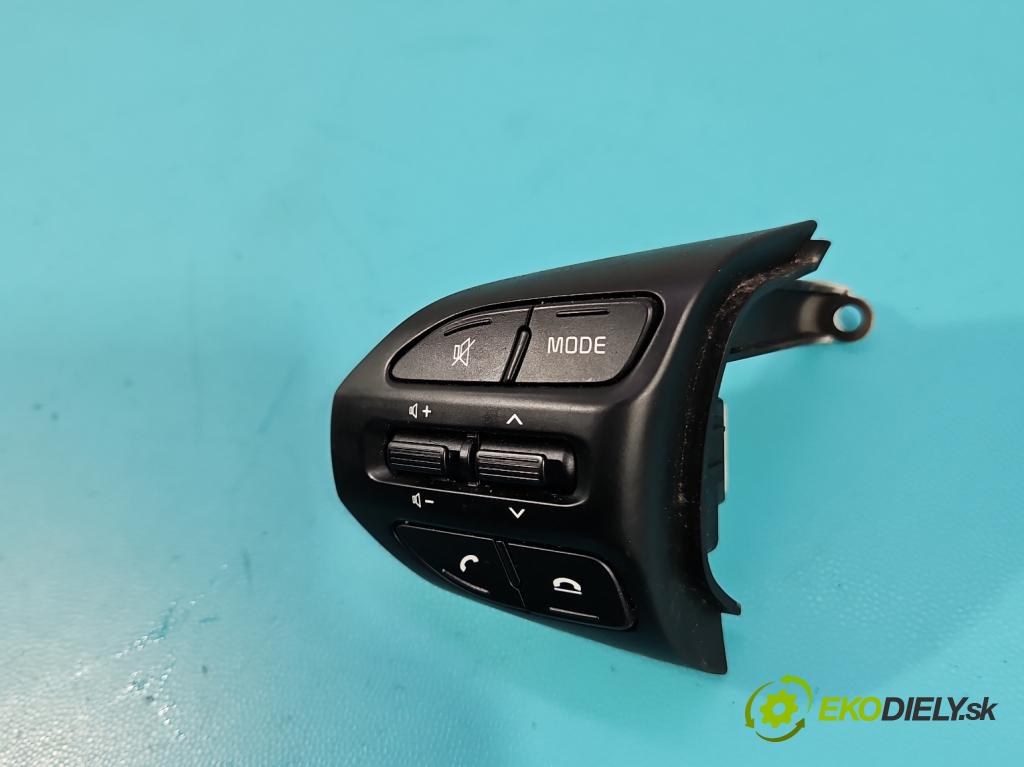 Kia Picanto III  17- 1.2 MPI 84KM manual 61.8 kW 1197 cm3 5- prepínač multifunkční: řízení: 96710G6021 (Prepínacie páčky pod volantom)