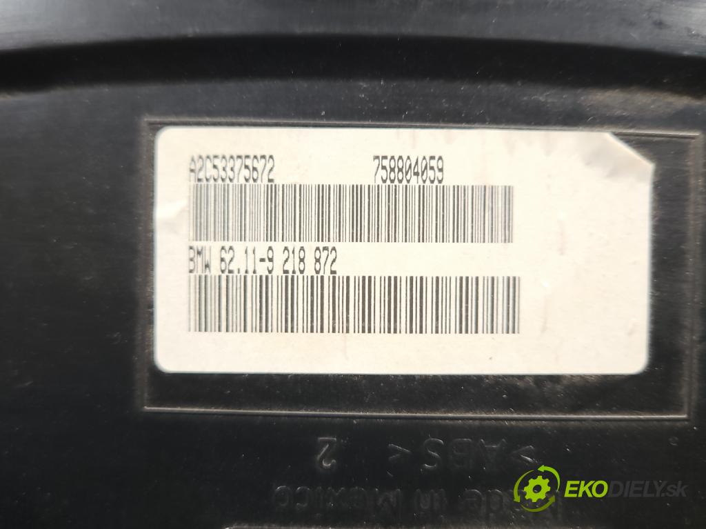 Bmw X6 E71 2007–2014 3.0d 306KM automatic 225 kW 2993 cm3 5- prístrojovka/ budíky 9218872 (Prístrojová doska)