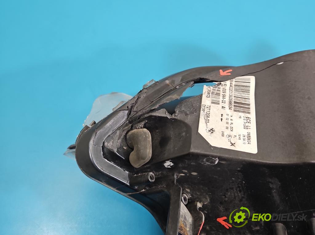 Bmw X6 E71 2007–2014 3.0d 306KM automatic 225 kW 2993 cm3 5- Reflektor: pravý 7271358 (Svetlo predné pravé)