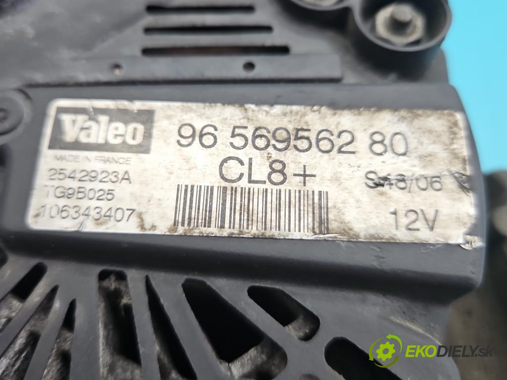Citroen C4 I 2004-2011 1.6 16V 109 HP manual 80 kW 1587 cm3 5- Alternator 9656956280 (Alternátor)