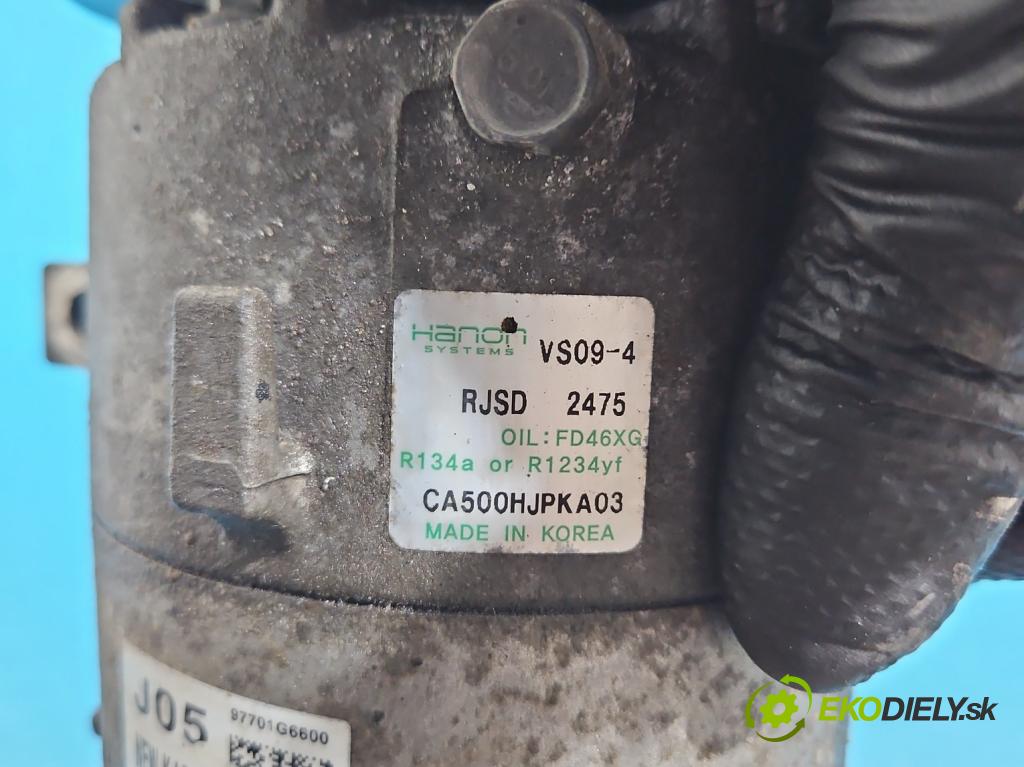 Kia Picanto III  17- 1.2 MPI 84KM manual 61.8 kW 1197 cm3 5- Kompresor: klíma 97701G6600 (Kompresor klimatizace)