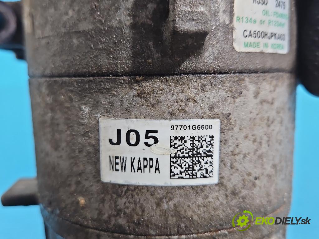 Kia Picanto III  17- 1.2 MPI 84KM manual 61.8 kW 1197 cm3 5- Kompresor: klíma 97701G6600 (Kompresor klimatizace)