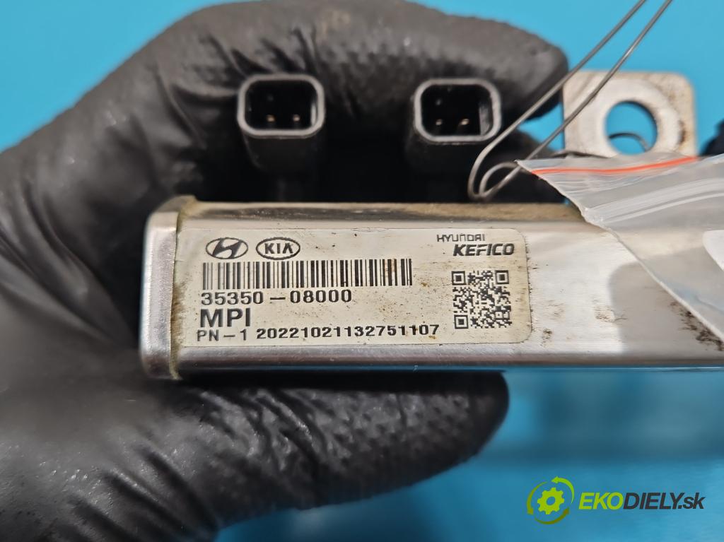 Kia Picanto III  17- 1.2 MPI 84KM manual 61.8 kW 1197 cm3 5- vstrek 35350-08000 (Vstrekovač paliva)