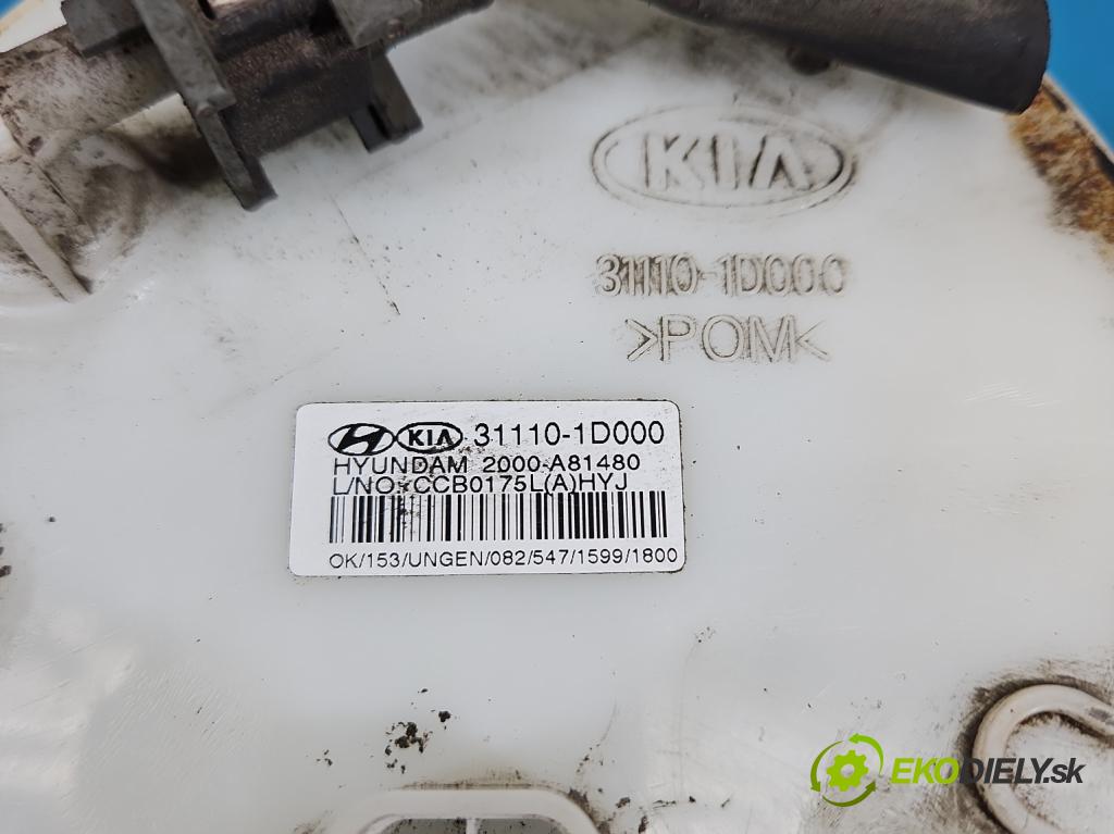Kia Carens III  2006-2013 2.0 16V 144 HP manual 106 kW 1998 cm3 5- čerpadlo palivo 31110-1D000