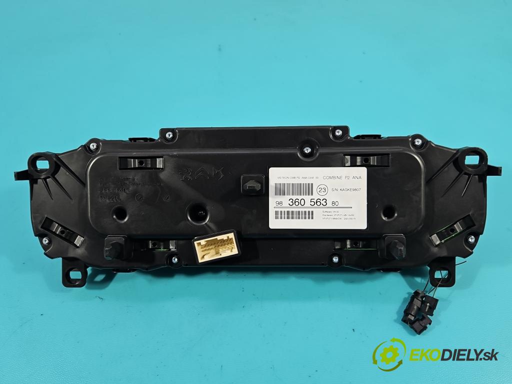 Peugeot 2008 II 2019- 1.2 12V 131 HP automatic 96 kW 1199 cm3 5- prístrojovka/ budíky 9836056380 (Prístrojová doska)