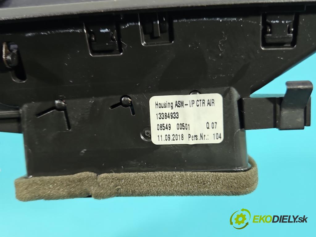 Opel Corsa E 2014-2019 1.4 16V 75 HP manual 55 kW 1398 cm3 5- Mřížka: kúrenia stredová 13384933 (Mriežka kúrenia (fukár))