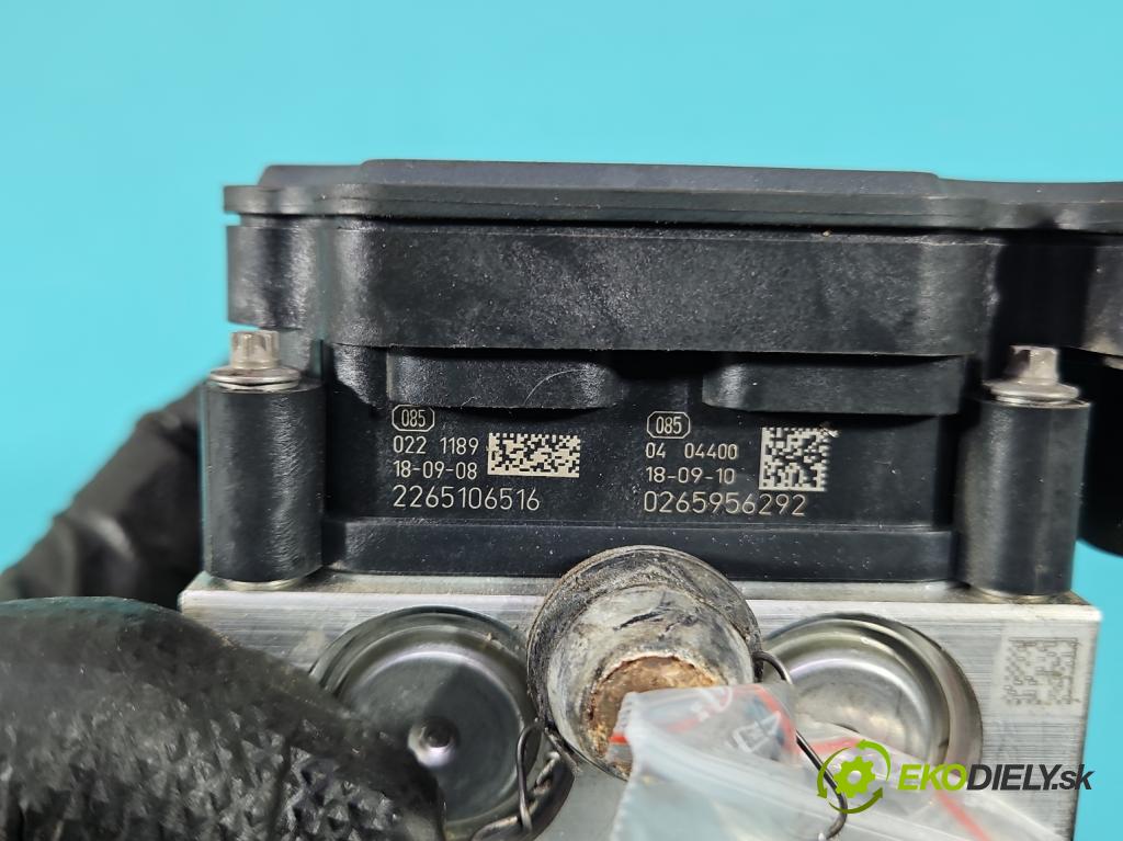 Opel Corsa E 2014-2019 1.4 16V 75 hp manual 55 kW 1398 cm3 5- čerpadlo abs 0265956292 (Pumpa ABS)