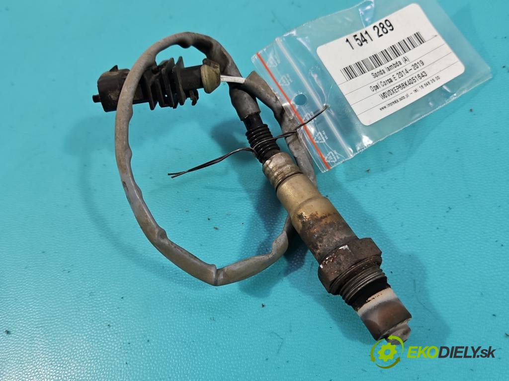 Opel Corsa E 2014-2019 1.4 16V 75 hp manual 55 kW 1398 cm3 5- Sonda lambda 55563348 (Lambda sonda)