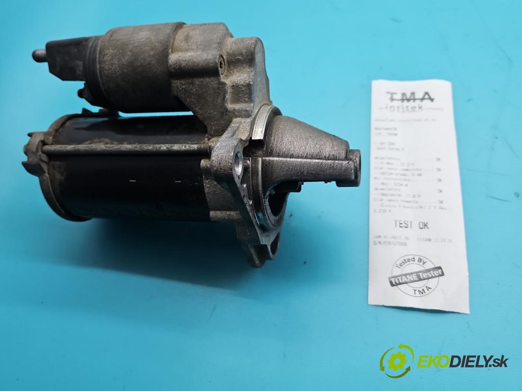 Opel Corsa E 2014-2019 1.4 16V 75 hp manual 55 kW 1398 cm3 5- startér: 0001192087 (Startér)
