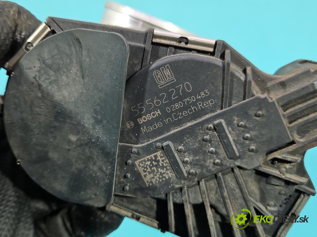 Opel Corsa E 2014-2019 1.4 16V 75 HP manual 55 kW 1398 cm3 5- klapka 55562270 (Škrtiaca klapka)