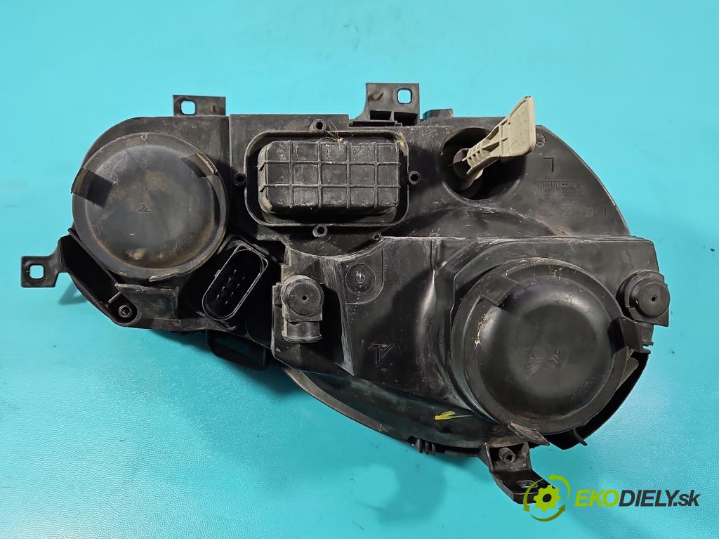 Vw Polo IV 9N 2001-2009 1.2 6V 54 HP manual 40 kW 1198 cm3 5- Reflektor: ľavý 0301190201 (Kľučka dverí ostatné)