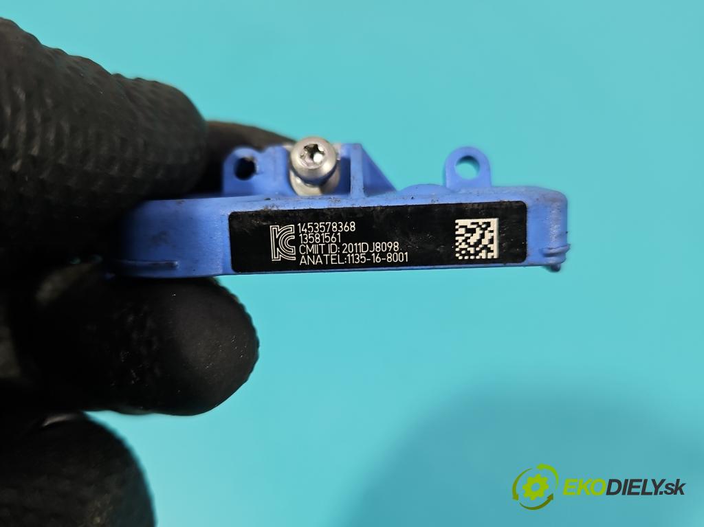 Opel Corsa E 2014-2019 1.4 16V 75 HP manual 55 kW 1398 cm3 5- snímač tlak: pneumatika 1453578368 (Snímač tlaku v pneumatike)