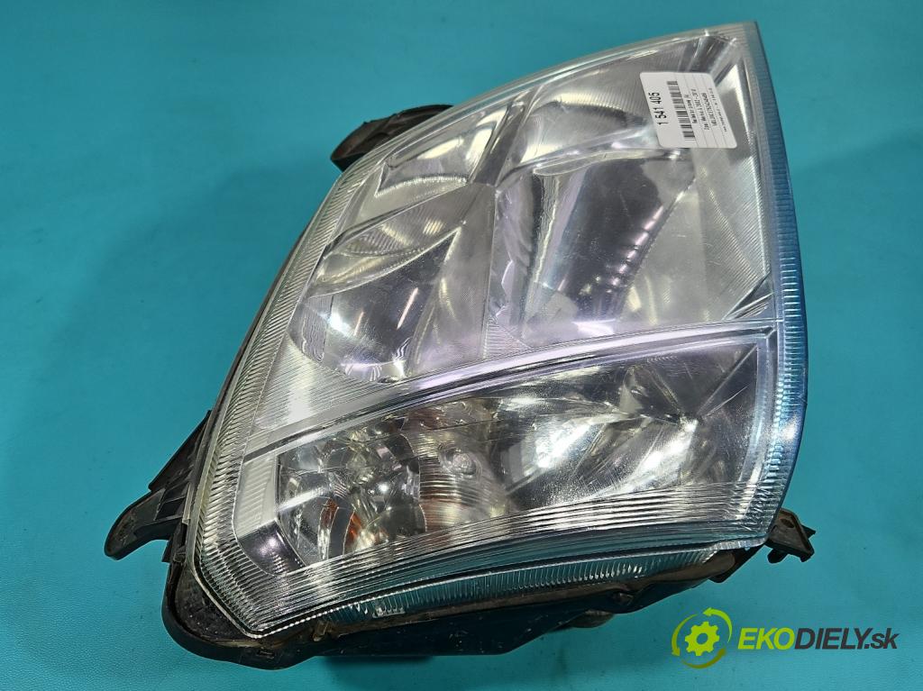 Opel Meriva A 2002-2010 1.8 16V 125 HP manual 92 kW 1796 cm3 5- Reflektor: pravý 93321053 (Svetlo predné pravé)