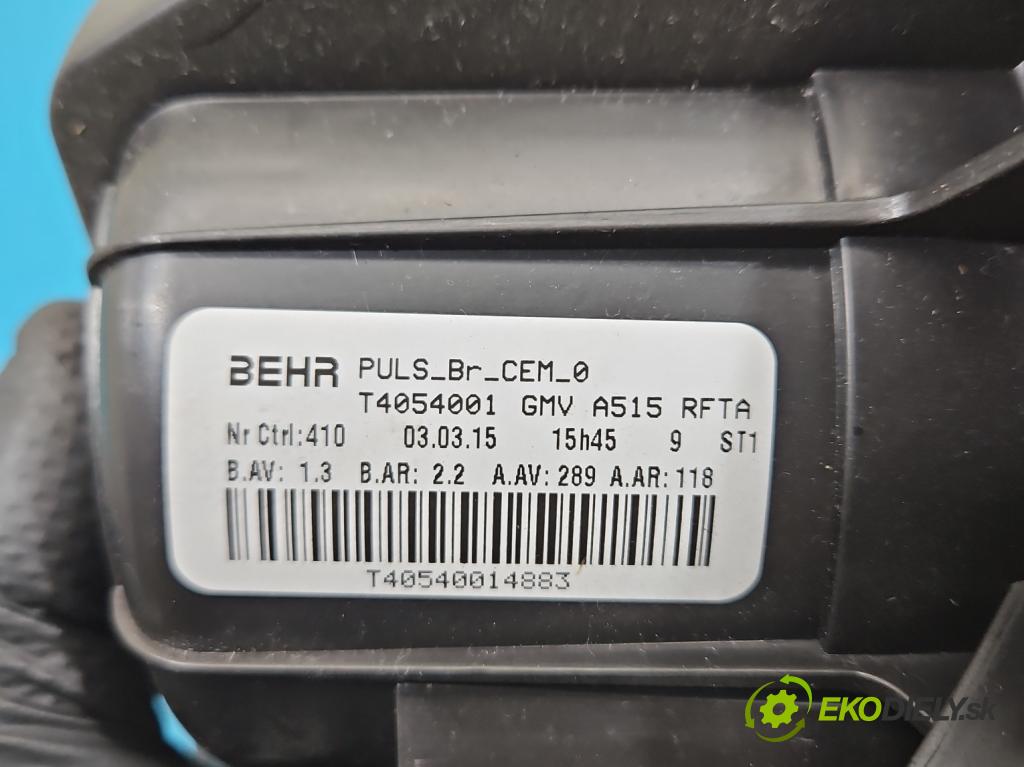 Citroen C4 Cactus 2014-2020 1.6 hdi 92 HP automatic 68 kW 1560 cm3 5- ventilátor vzduchu T4054001