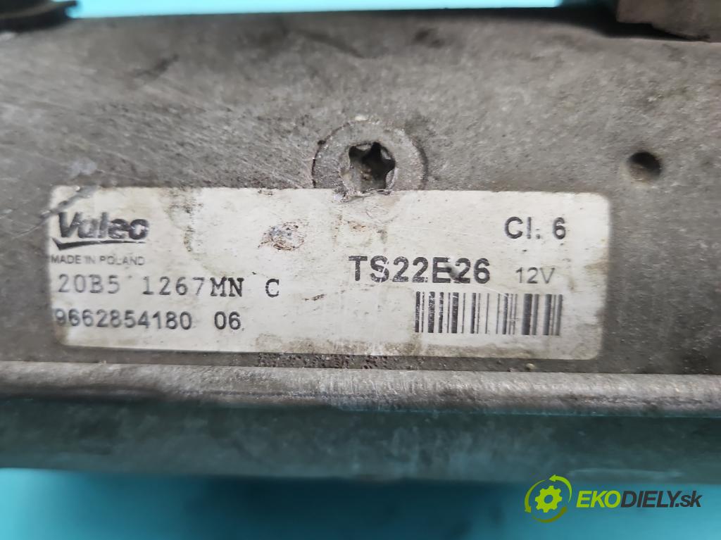 Citroen C4 Cactus 2014-2020 1.6 hdi 92 HP automatic 68 kW 1560 cm3 5- štartér 9662854180 (Štartér)